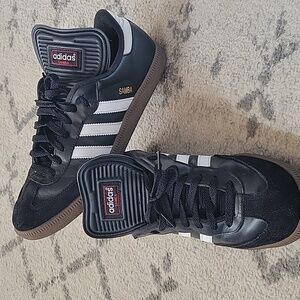 Adidas Classic Black and White Trainers